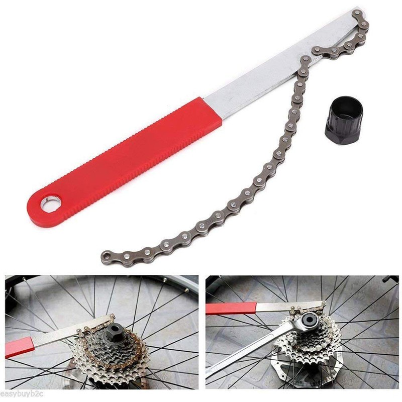 5pcs Repair Tools Kit Freewheel Removal Wrench + Crank Puller