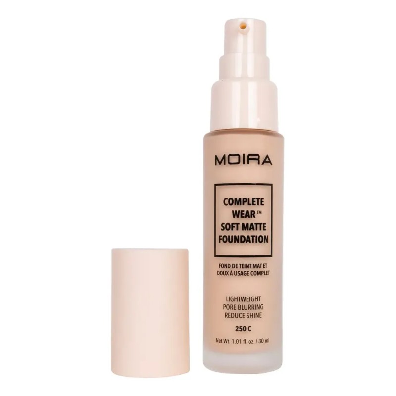 Base De Maquillaje Moira Cosmetics Soft Matte Foundation Tono 250c