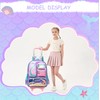 ZBAOGTW Rolling Backpack For Girls 8-12 Elementary School Kids Rolling