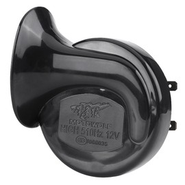 Keenso Universal 12V 110dB 510HZ Loud Snail Shaped Electric Compressed Air Horn for Car Vehicle Truck Motorcycle, Popular