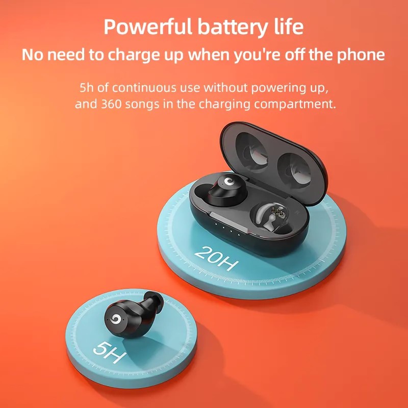 VOLT+ Hi-Fi Bluetooth Earbuds Compatible with Xiaomi 15 with 10W