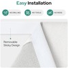 HOMEIDEAS 100% Linen Blackout Sidelight Curtains for Front Door, Side