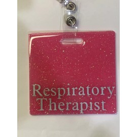 Handmade Title Card - Badge Buddy  With Your Title.  Nurse, Respiratory Therapist, Etc.