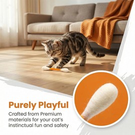 Cotton Swabs Cat Toys with Catnip,6 Pk Soft Interactive Giant Q Tip Cat Toy,Durable for Chew, Organic Catnip for Anxiety & as Digestive Aid,The ideal gift for cat lovers (Colorful 6-pack)