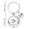 SMARGO Godmother Gifts From Goddaughter Best Godmother Ever Keyring Keychain