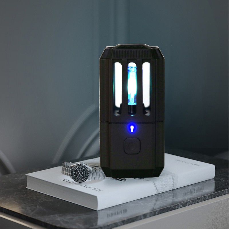 Portable UV Light Tool ABS Black Rechargeable Built In Battery