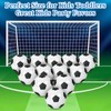 Tcvents 12 PCS Small Soccer Balls, Inflatable 4'' Mini Soccer