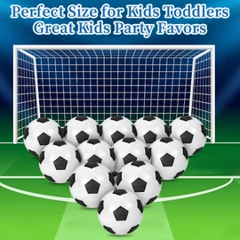 Tcvents 12 PCS Small Soccer Balls, Inflatable 4'' Mini Soccer Ball for Kids