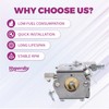 Hypersky 640347 Carburetor for Tecumseh TM049XA 640347A Strike Master &