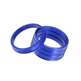 Motoforti Car Hub Centric Rings OD 66.6mm to ID 57.1mm Hub Centric Rings Wheel Bore Center Spacer Aluminum Alloy Blue (Set of 4) Long-lasting