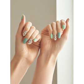 Edge U Shop Gel Neo Mint Leopard Gel Nail / 엣지유 샵젤 네오민트 호피 붙이는 젤네일