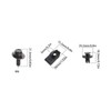 YINETTECH 30 Piece Car Engine Cover Screws Fixed Nut Clamps