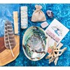 Home Cleansing & Smudging Kit with White Sage, Palo Santo,