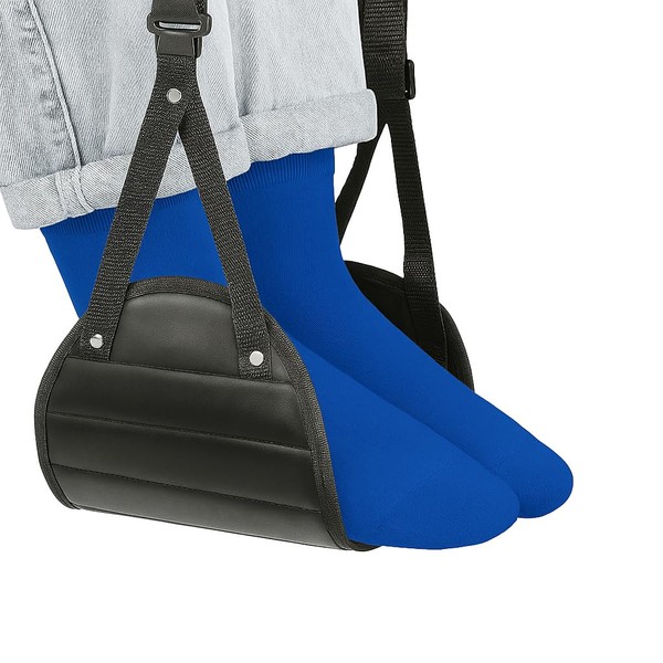 Foot Hammock for Plane Travel, Memory Foam Airplane Foot Hammock,