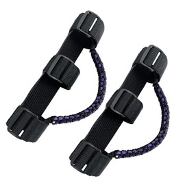 ROMASO 2 Pack UTV Grab Handles for 1.5-2 inch Bars - Roll Bar Grab Handles for UTV&ATV - Compatible with Polaris RZR, Kawasaki Mule, Honda Pioneer, Can Am - Purple, Mixed Purple