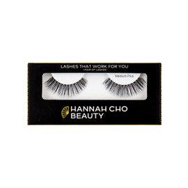 Hannah Cho Beauty Pestañas Postizas Para Ojos Encapuchados - Pestañas En Tiras Naturales Para Ojos Asiáticos - Ligeras, Cómodas Y Prácticas - Estilo Mediano Grande -