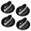 74011287 Gas Range Burner Knob Black Replacement for Maytag gas