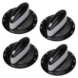 74011287 Gas Range Burner Knob Black Replacement for Maytag gas stove knobs AP4100044 PS2088607 WP74011287VP WP74011287-4 Pack