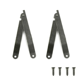 Tsnamay 2 Pcs 180 Degree Rotatable Folding Lid Stay Support Hinge for Jewellery Gift Door Hardware & Locks Box