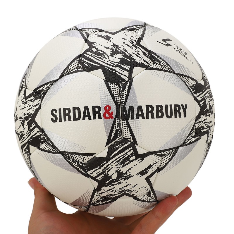 Soccer Ball Size 5 High Elasticity Kick Resistant PU Leather