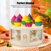 Rotary Dessert Machine LED Carousel Automatic Rotating Dessert Display Table