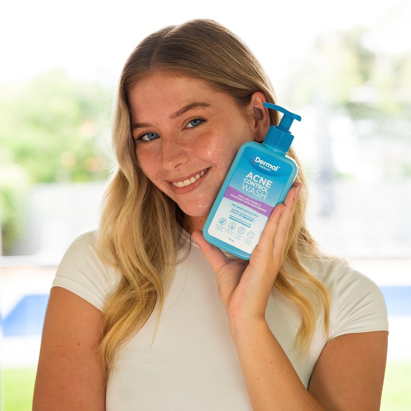 Dermal Therapy Acne Control Wash | Acne Treatment Foaming Cleanser