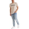 AEROPOSTALE Men's Collegiate Short Sleeve Tee, Simply Taupe, Small