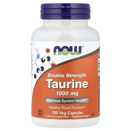 NOW Foods, Taurine, 1,000mg, 100 Veg Capsules / NOW Foods (나우푸드), 타우린, 1,000mg, 베지 캡슐 100정