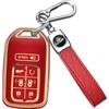 QBUC for Honda Odyssey 7 Button Key Fob Cover Case