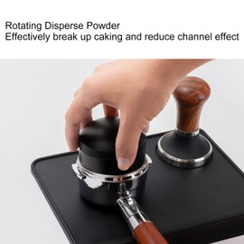 Espresso Coffee Stirrer, WDT Tool Espresso Distributor Tool with Base, Espresso Stirrer Tool Made of Stainless Steel with Adjustable Depth, Coffee Needle Distributor for Releasing Coffee (51 mm)