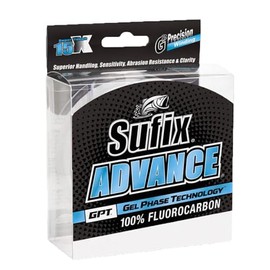 Sufix Advance Fluorocarbon Fishing Line White 0.260 mm - 91 m - 4.9 kg