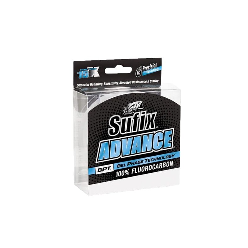 Sufix Advance Fluorocarbon Fishing Line White 0.260 mm - 91