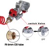 Boeray Aluminum Emergency Gladhand Valve Universal Glad Hands and Air
