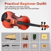 Poseidon Violin for Beginner, Full Size Violin Set for Student