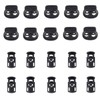 Spring Cord Stoppers, Pack of 20 (Round, 2 Holes x