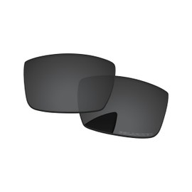 PapaViva Replacement Lenses for Oakley Gibston OO9449 Sunglass Solid Black Polarized