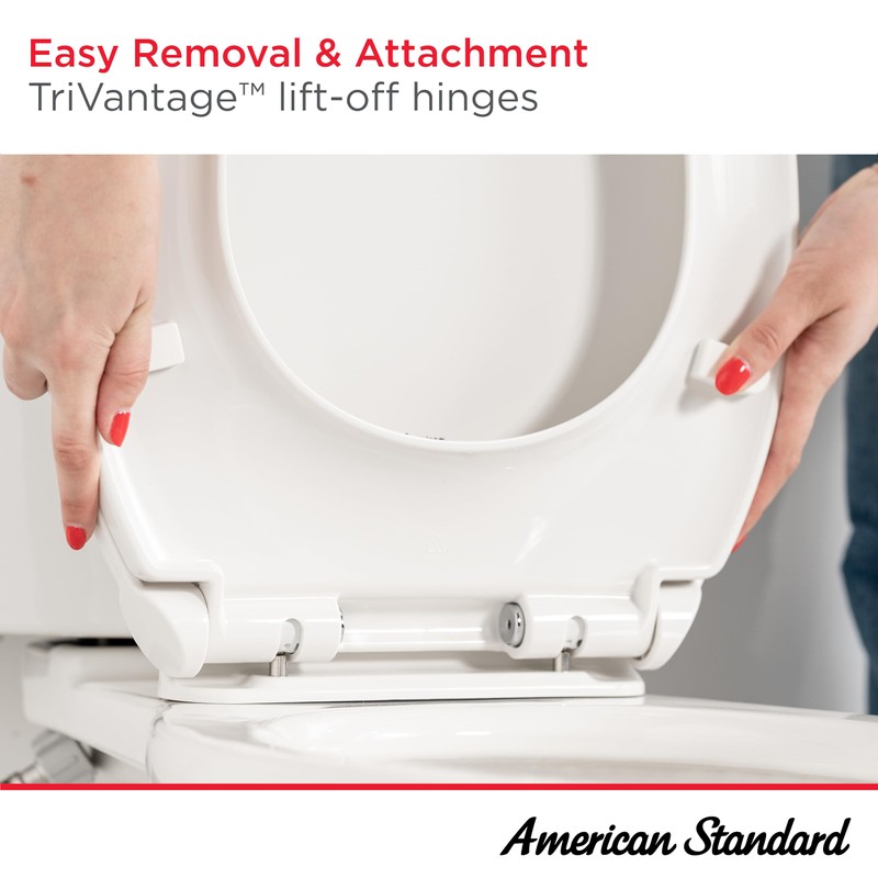 American Standard 5024B65G.020 Transitional Slow-Close & Easy Lift-Off Round Front