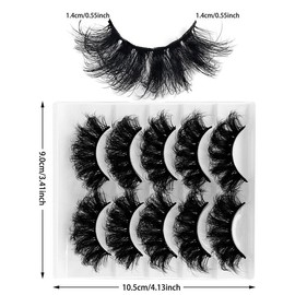 Fluffy False Eyelashes, 15pairs/3pack Wispy Cat Eye Look Faux Cluster Lashes, Full Volume Eyelash for Lashes Extensions, Volumized False Eyelashes for Women & Girls Eye Makeup Enhancement, Lash Extension Kit