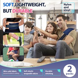 Ice Packs for Injuries Reusable, 3-Piece Set Soft Cold Gel Soft Ice Wrap for Injury, Alleviate Joint and Muscle Pain - Adjustable & Flexible Ice Wrap for Back, Shoulders, Neck, Arm and Legs Pink