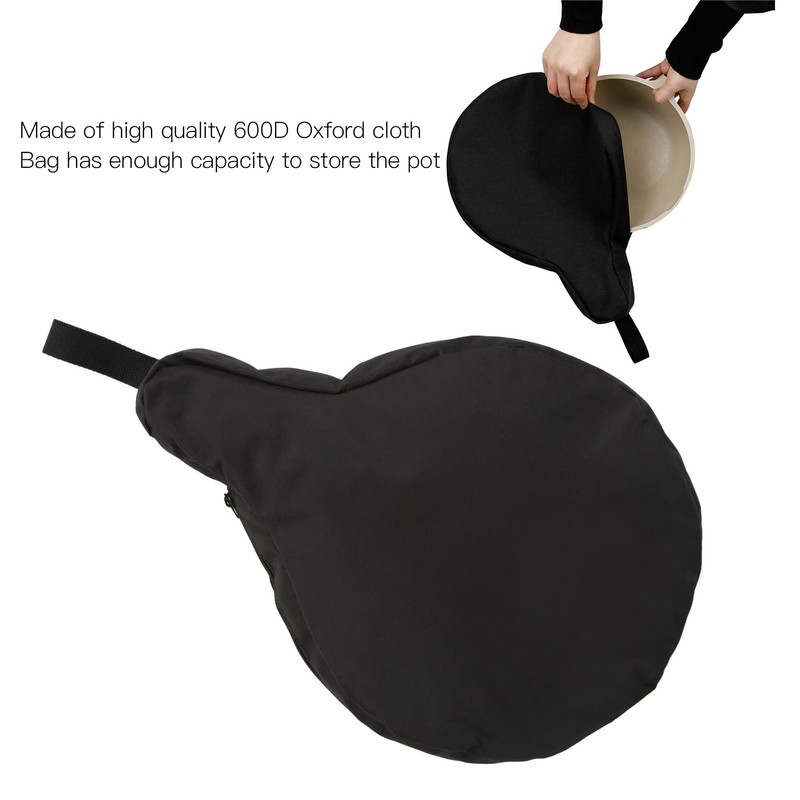 Kuuleyn Skillet Bag,Dutch Oven Bag,600d Oxford Cloth Cast Iron Skillet