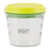 RSVP International Kitchen Collection Multi-Function Zester/Grater, Airtight and Leak Proof