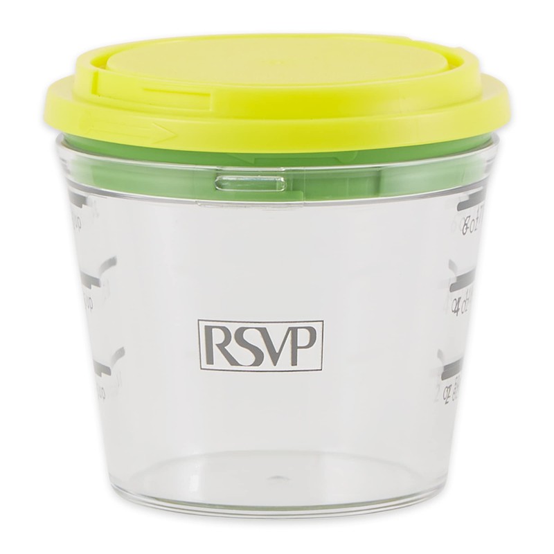 RSVP International Kitchen Collection Multi-Function Zester/Grater, Airtight and Leak Proof