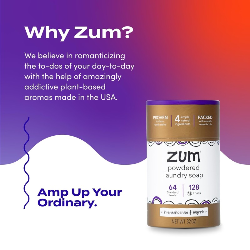 Zum Powdered Laundry Soap by Indigo Wild - Plant-Based Laundry