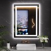 LOAAO 23.6"x31.5" LED Mirror for Bathroom, Lighted Bathroom Mirror with