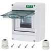Otdorpatio breaker box Distribution Protection Box, IP65 Clear Cover Electrical