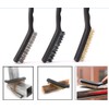 Sayago 6PCS Brass Wire Brush Wire Brushes Set Small Mini
