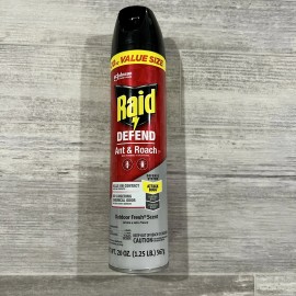Raid Defend Outdoor Ant and Roach Insecticide Value Size, Fresh, 20 oz