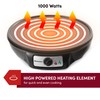 Elite Gourmet ECP-126 Electric Crepe Maker, Pancake, Hot Cakes and