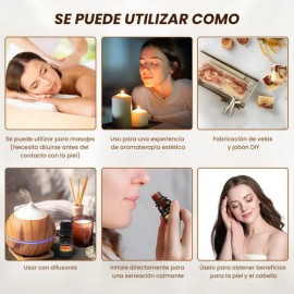 Kit De 12 Aceites Esenciales Aromaterapia 100% natural Difuso