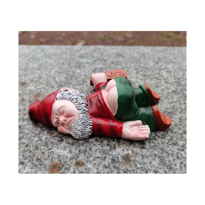 Funny Garden Gnome Statue for Indoor & Outdoor Decor –